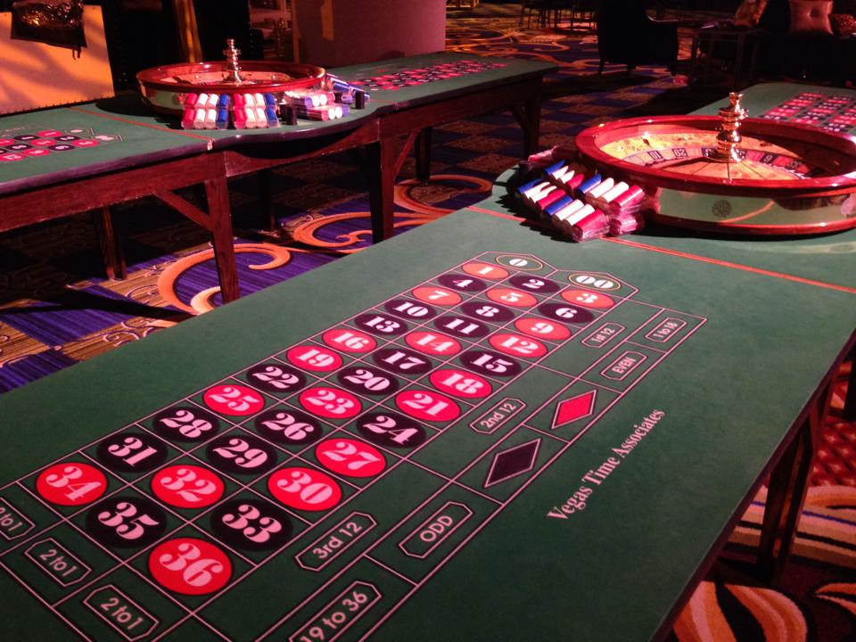 roulette table layout double zero